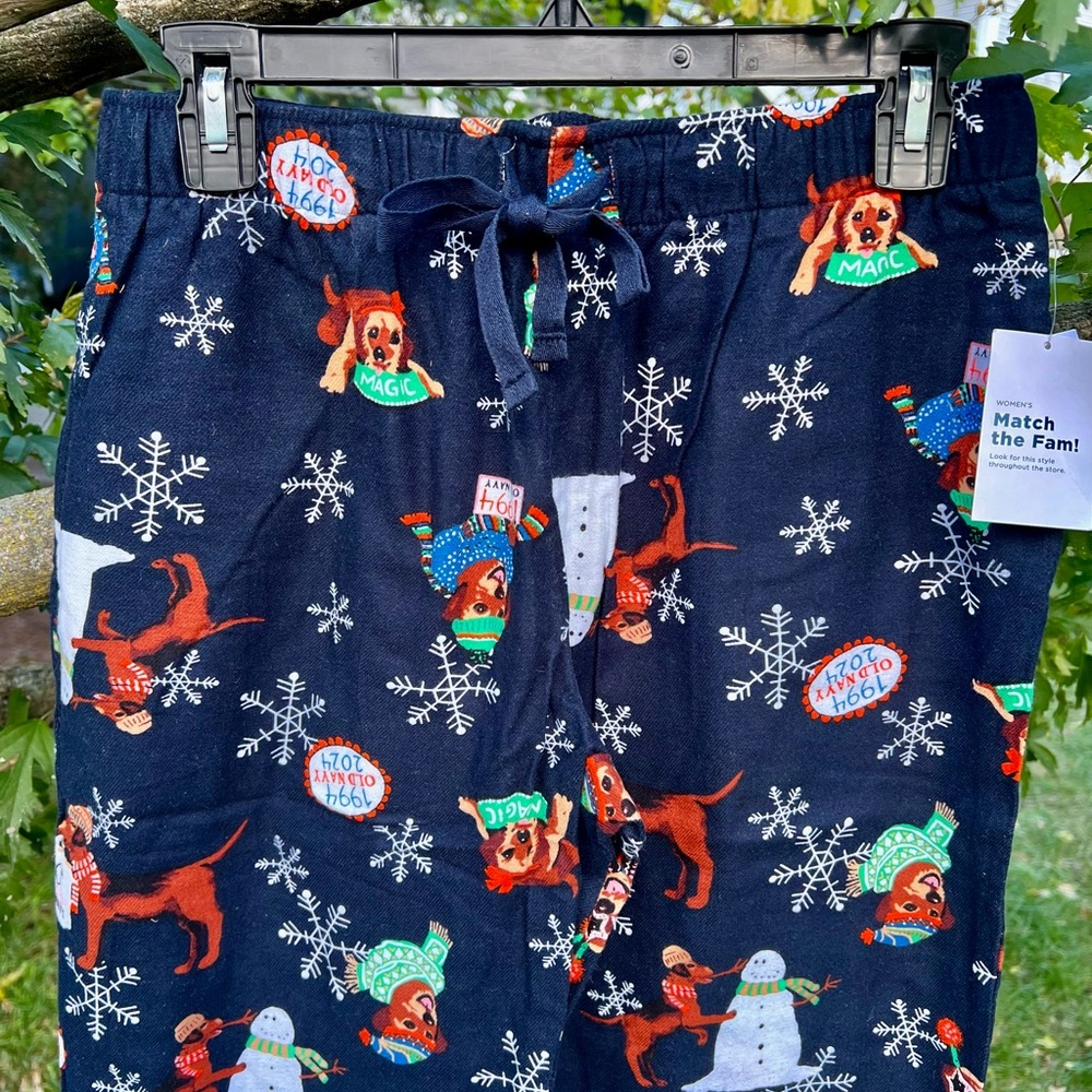 Old Navy Match 1994 Fam Flannel Mid-Rise Elastic Pant Christmas Holiday Pajama S - Picture 5 of 12